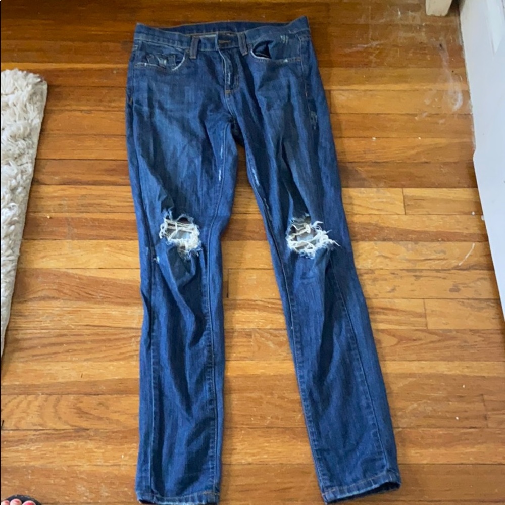 Carmar tipped bootcut jeans
